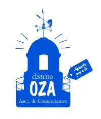 trabajos diseño gráfico: logotipo asociación de comerciantes distrito Oza