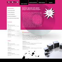 trabajos diseño web: plantilla web 1